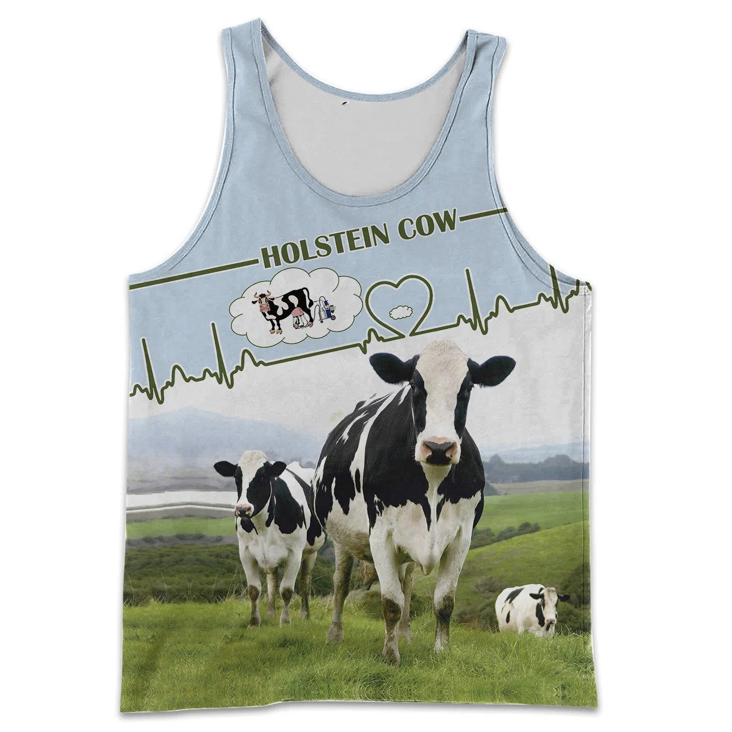 Dairy Cow Hoodie T-Shirt Sweatshirt For Men And Women