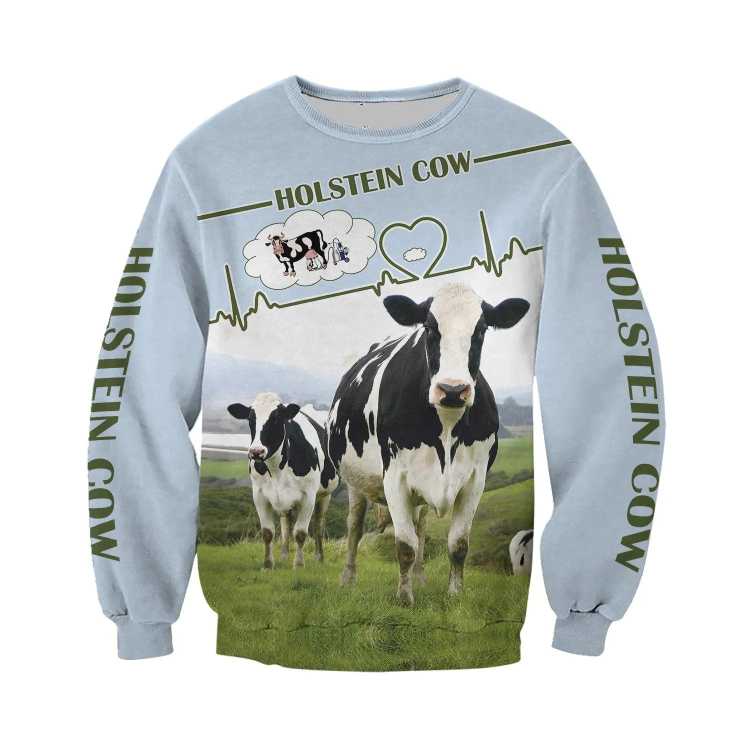 Dairy Cow Hoodie T-Shirt Sweatshirt For Men And Women