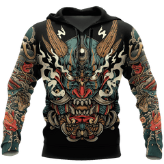 Samurai Tattoo Art Hoodie T Shirt For Men and Women HAC220602-NM - Amaze Style�?�-Apparel