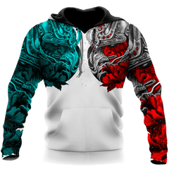 Premium 3D Printed Samurai Tattoo Shirts Hoodie