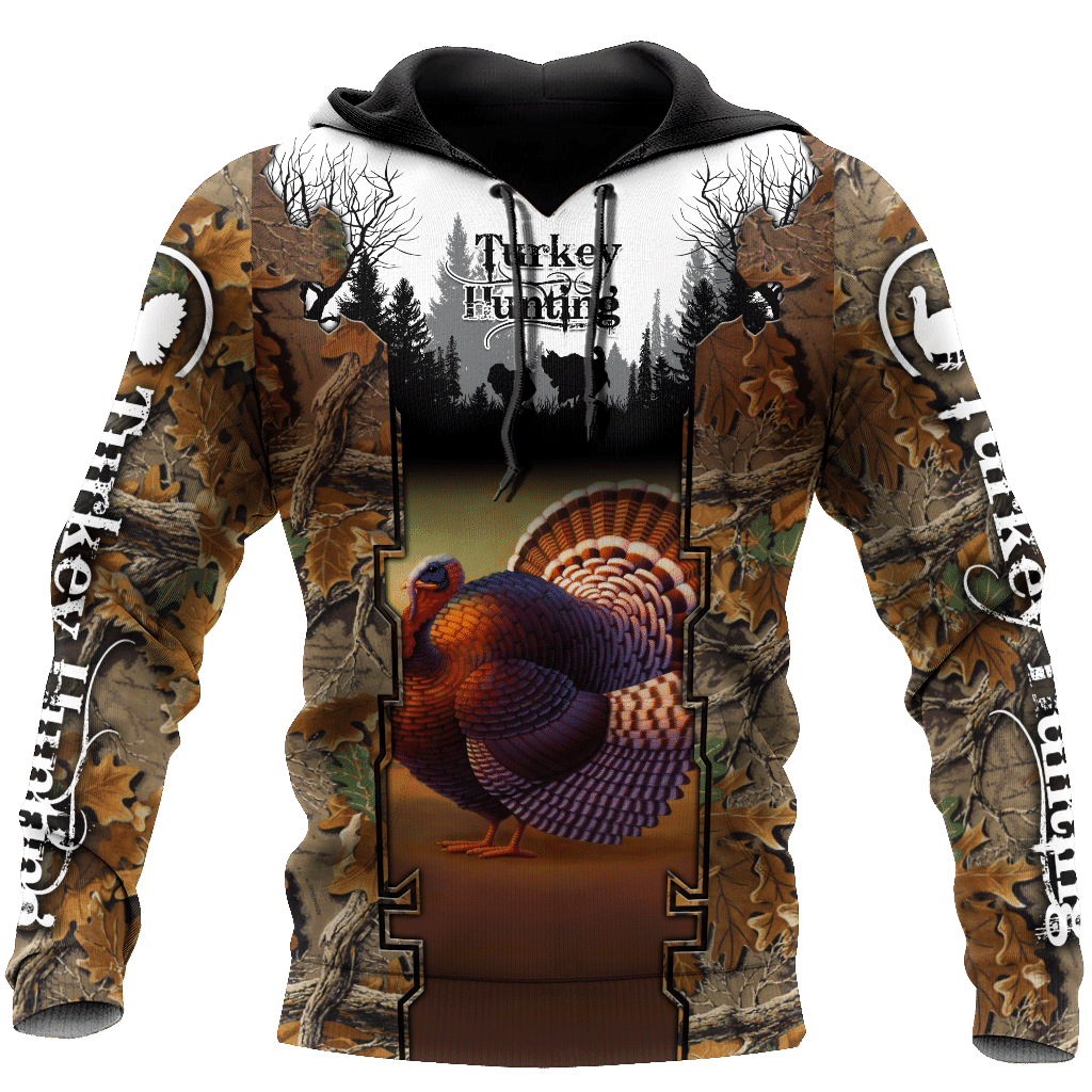 Camo Turkey Hunting Hoodie T-Shirt Sweatshirt for Men and Women Pi031202 - Amaze Style�?�-Apparel