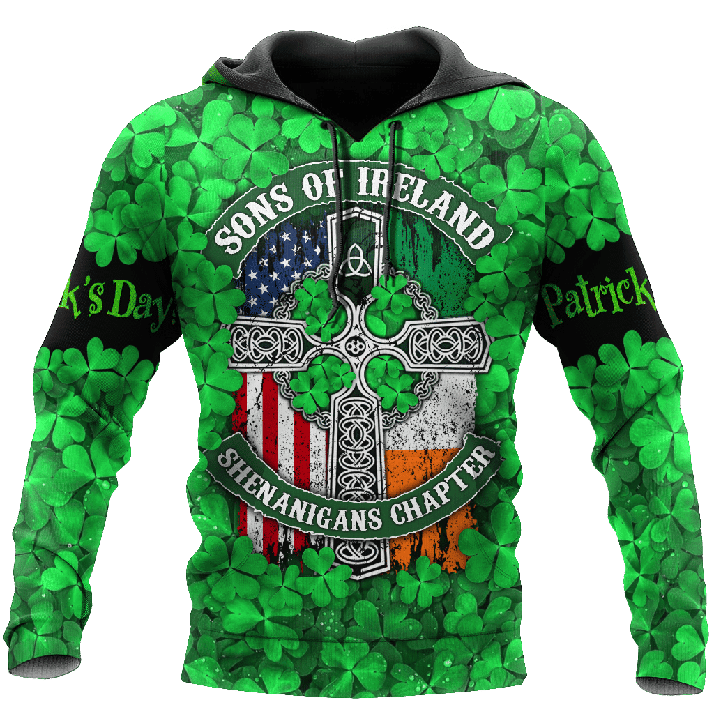 Happy St Patrick's Day Irish Hoodie T-Shirt Sweatshirt for Men and Women Pi170203 - Amaze Style�?�-Apparel