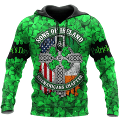 Happy St Patrick's Day Irish Hoodie T-Shirt Sweatshirt for Men and Women Pi170203 - Amaze Style�?�-Apparel