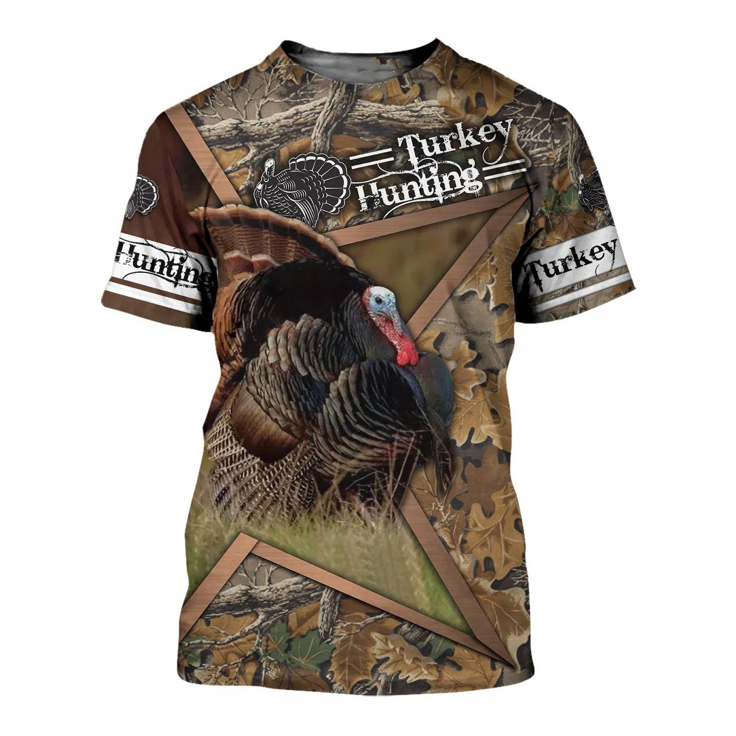 Camo Turkey Hunting Hoodie T-Shirt Sweatshirt For Men And Women