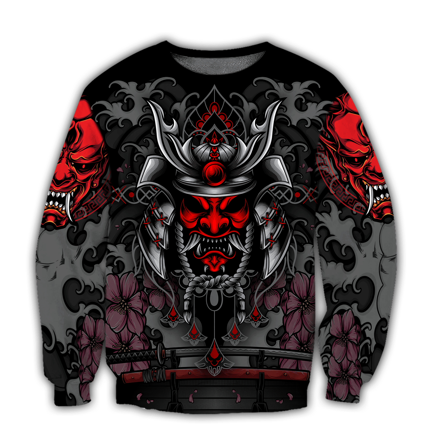 Premium Unisex 3D Printed Samurai Shirts Hoodie