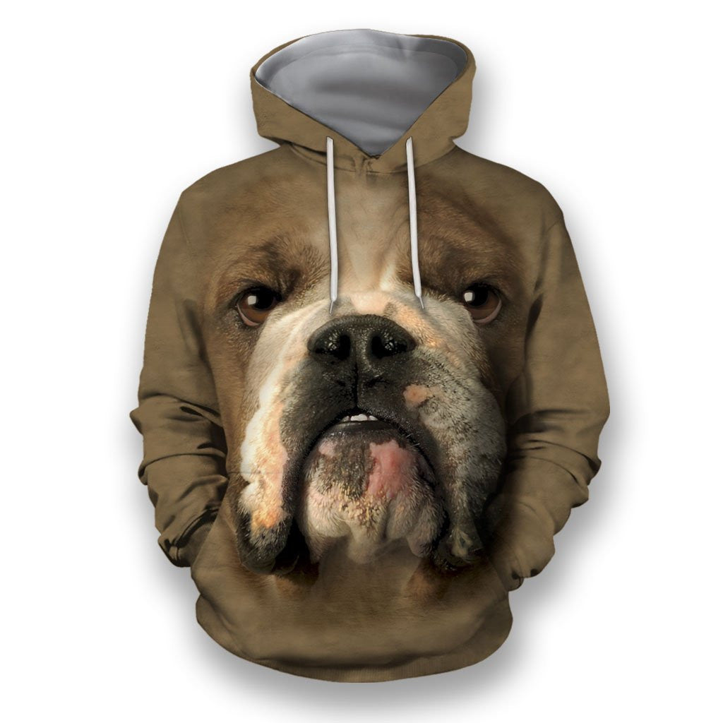 3D All Over Print Bulldog Face - Amaze Style�?�