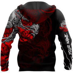 Premium 3D Printed Samurai Tattoo Shirts MEI - Amaze Style�?�