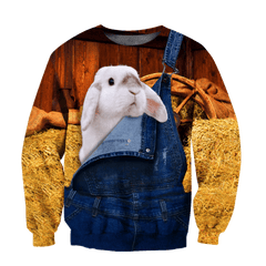 Baby Rabbits Hoodie T-Shirt Sweatshirt For Men And Women