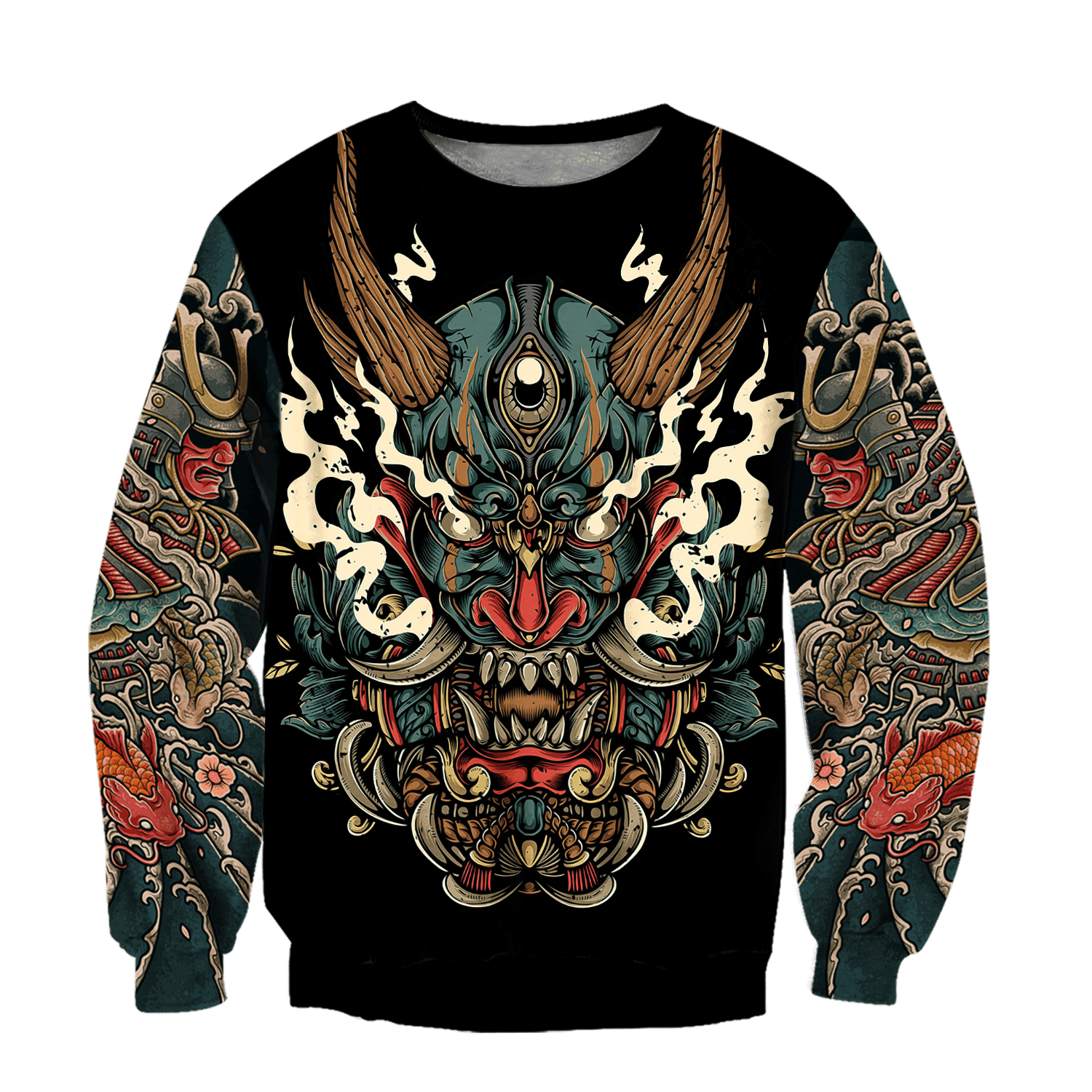 Samurai Tattoo Art Hoodie T Shirt For Men And Women