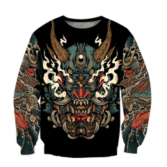 Samurai Tattoo Art Hoodie T Shirt For Men And Women