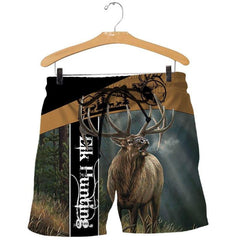 Camo Elk Hunting Hoodie T-Shirt Sweatshirt NM - Amaze Style�?�-Apparel