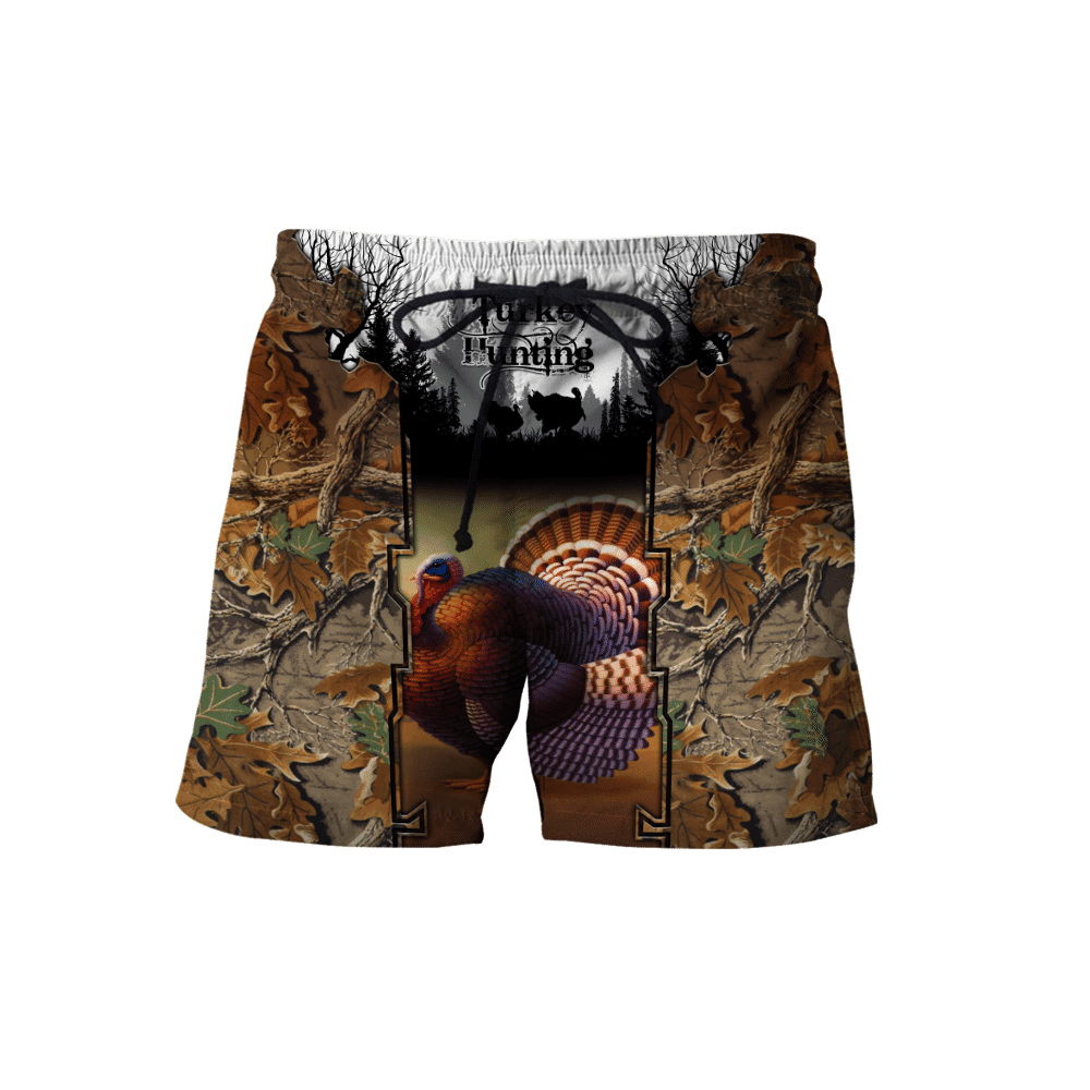 Camo Turkey Hunting Hoodie T-Shirt Sweatshirt For Men And Women