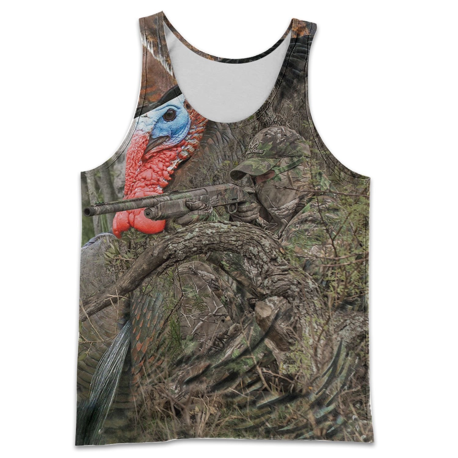 Turkey Hunting Art Clothes T-Shirt 3D All Over Printed