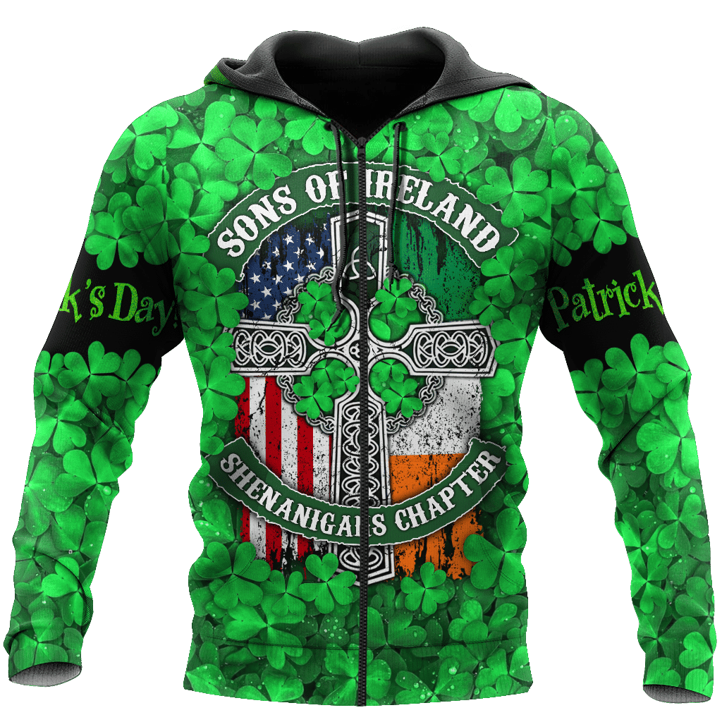 Happy St Patrick'S Day Irish Hoodie T-Shirt Sweatshirt For Men And Women