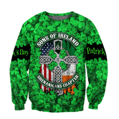 Happy St Patrick'S Day Irish Hoodie T-Shirt Sweatshirt For Men And Women