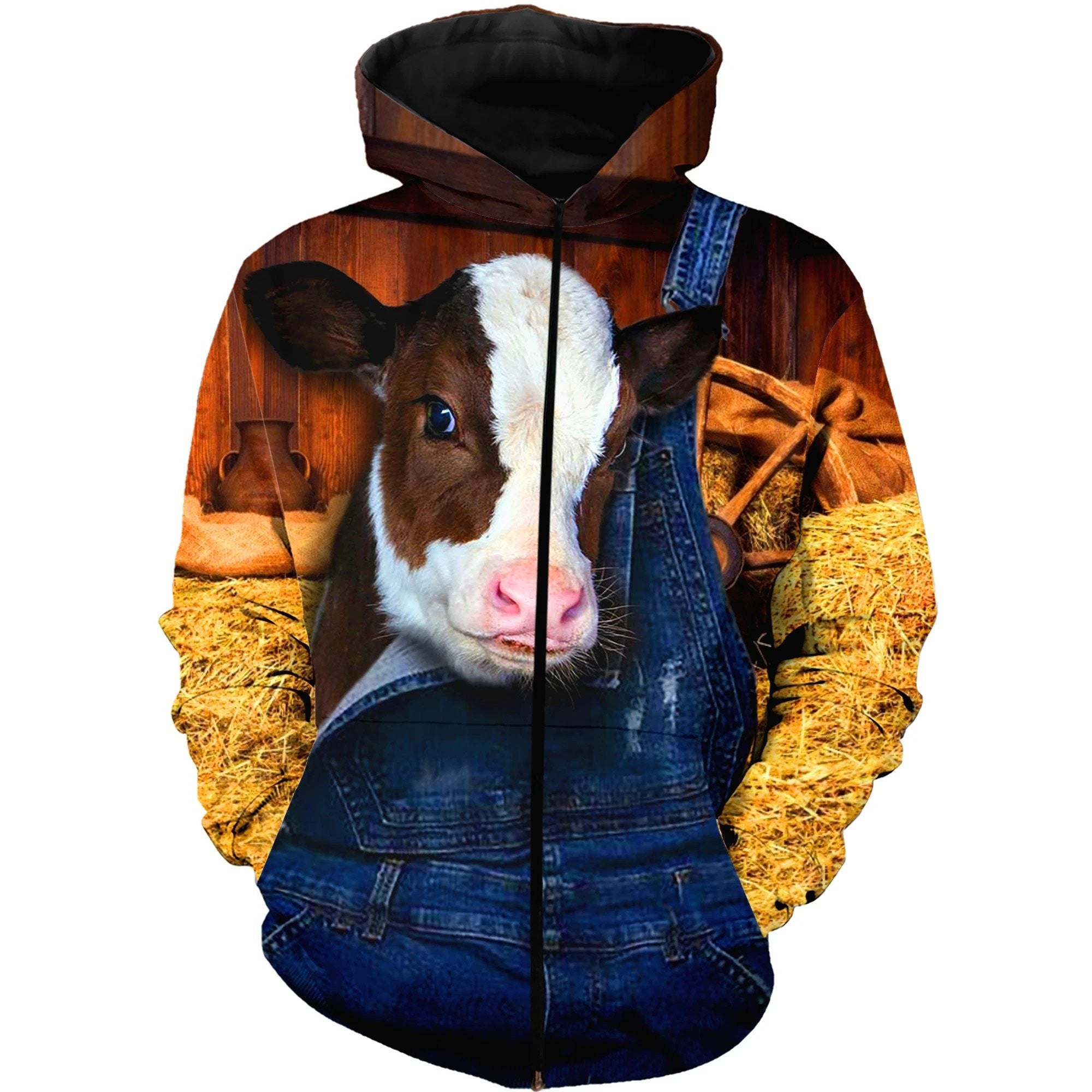 Cow Hoodie T-Shirt Sweatshirt For Men And Women