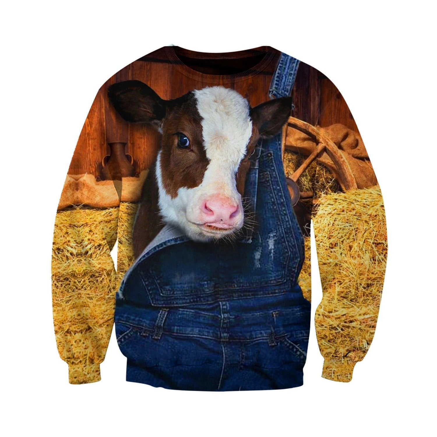 Cow Hoodie T-Shirt Sweatshirt For Men And Women