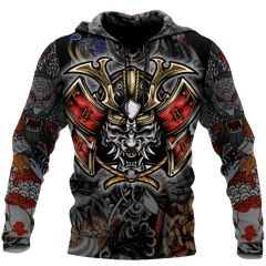 Premium Unisex All Over Printed Samurai Shirts Hoodie