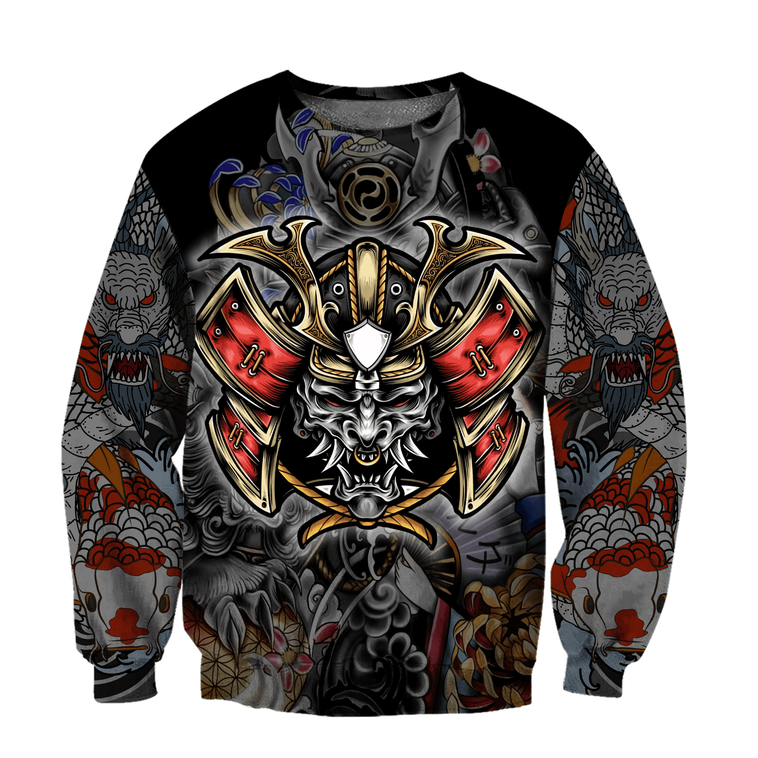 Premium Unisex All Over Printed Samurai Shirts Hoodie