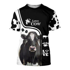 Dairy Cow Hoodie T-Shirt Sweatshirt For Men And Women