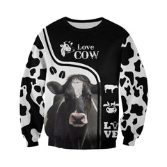 Dairy Cow Hoodie T-Shirt Sweatshirt For Men And Women