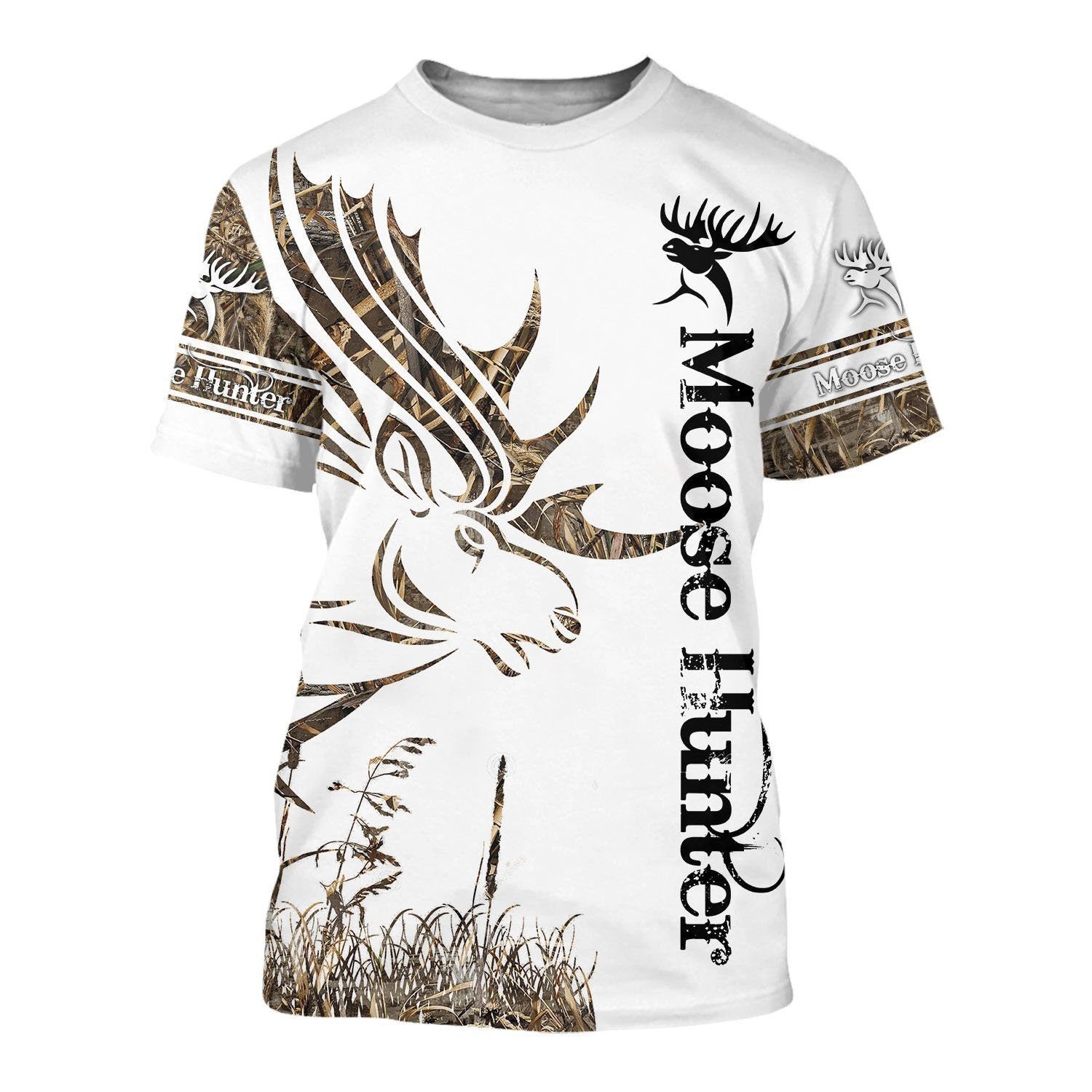 Camo Tattoo Moose Hunting Hoodie T-Shirt Sweatshirt