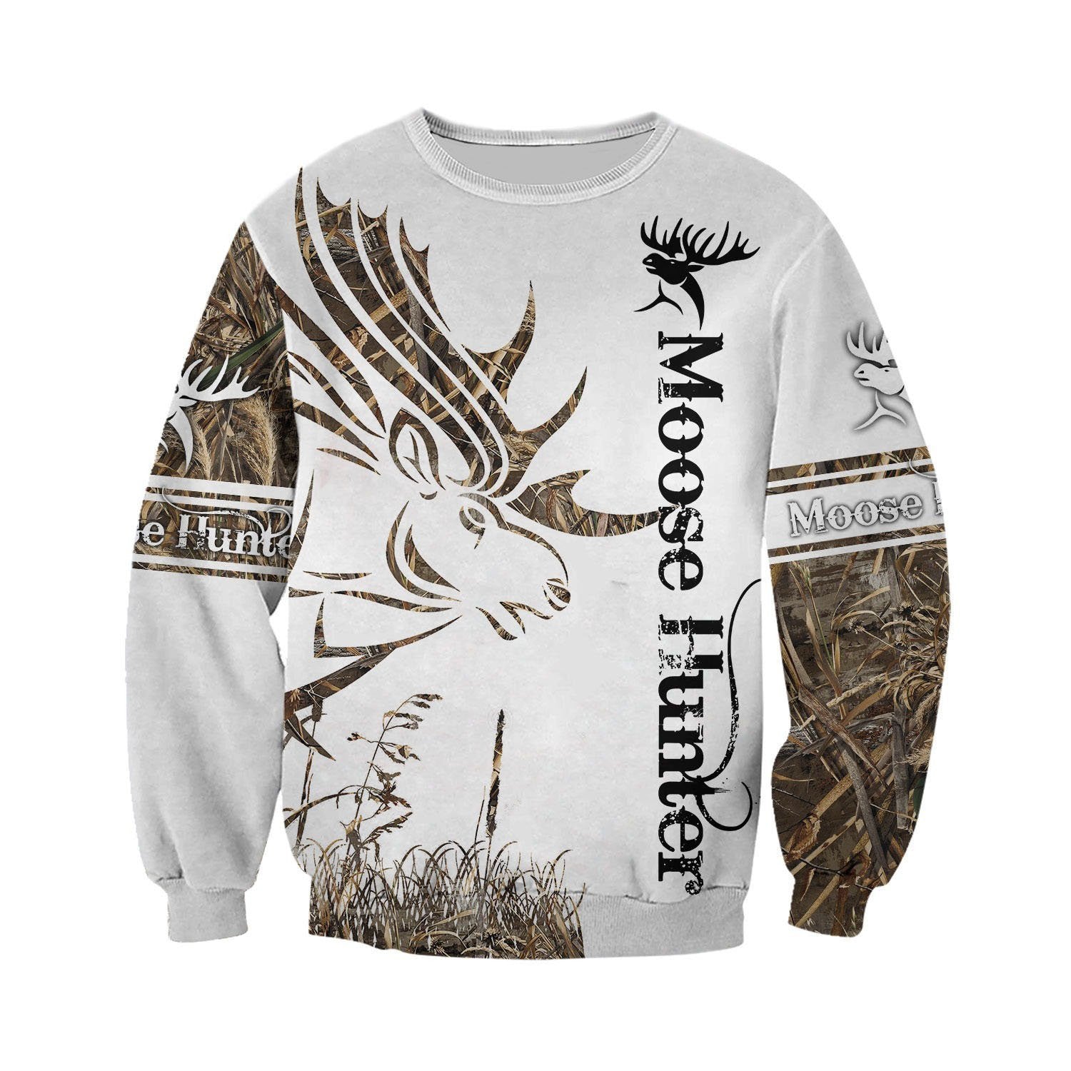 Camo Tattoo Moose Hunting Hoodie T-Shirt Sweatshirt