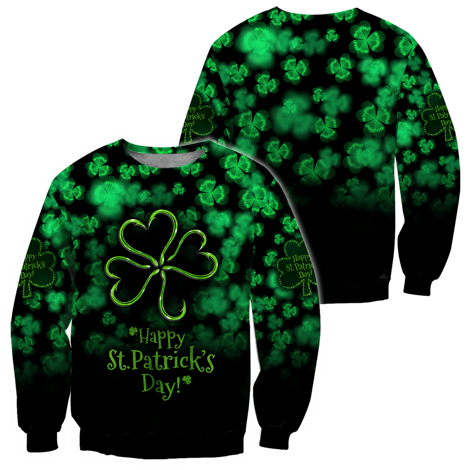 Happy St Patrick'S Day Irish Hoodie T-Shirt Sweatshirt For Men And Women