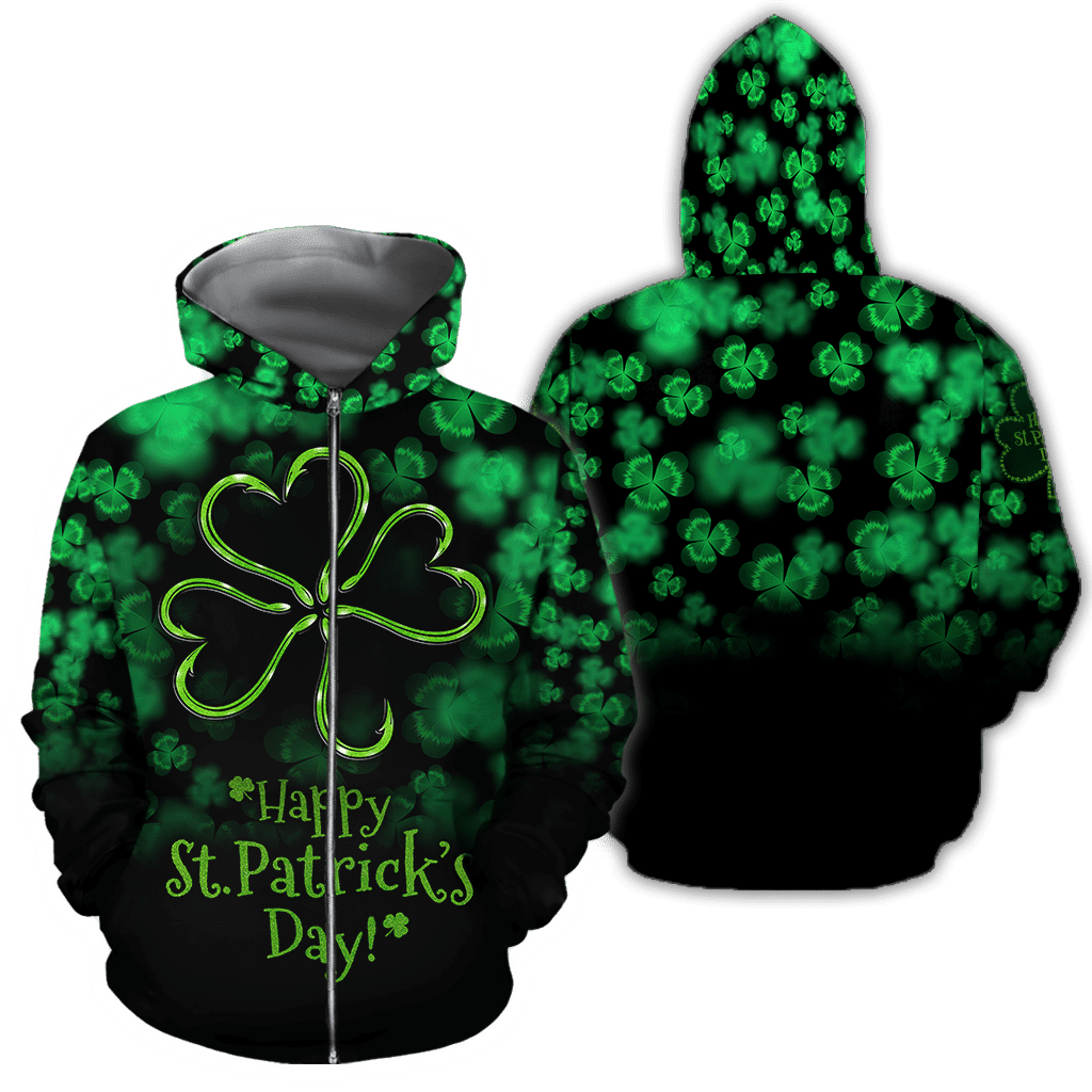 Happy St Patrick'S Day Irish Hoodie T-Shirt Sweatshirt For Men And Women