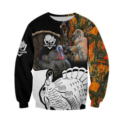 Camo Turkey Hunting Hoodie T-Shirt Sweatshirt For Men And Women