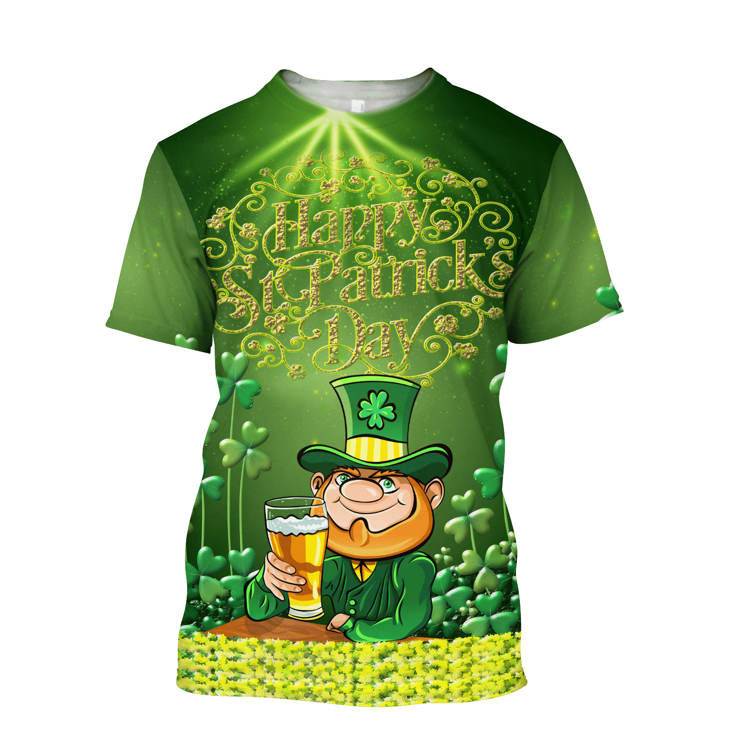 Happy St Patrick'S Day Irish Hoodie T-Shirt Sweatshirt For Men And Women