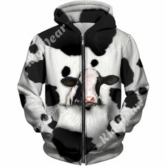 Lovely Dairy Cows Hoodie T-Shirt Sweatshirt For Men And Women