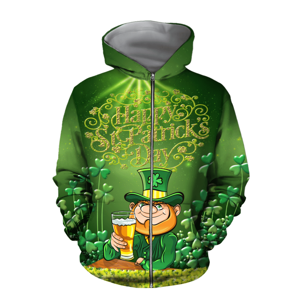 Happy St Patrick'S Day Irish Hoodie T-Shirt Sweatshirt For Men And Women