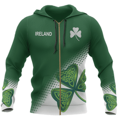 Ireland Shamrock Hoodie