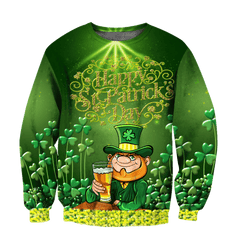 Happy St Patrick'S Day Irish Hoodie T-Shirt Sweatshirt For Men And Women