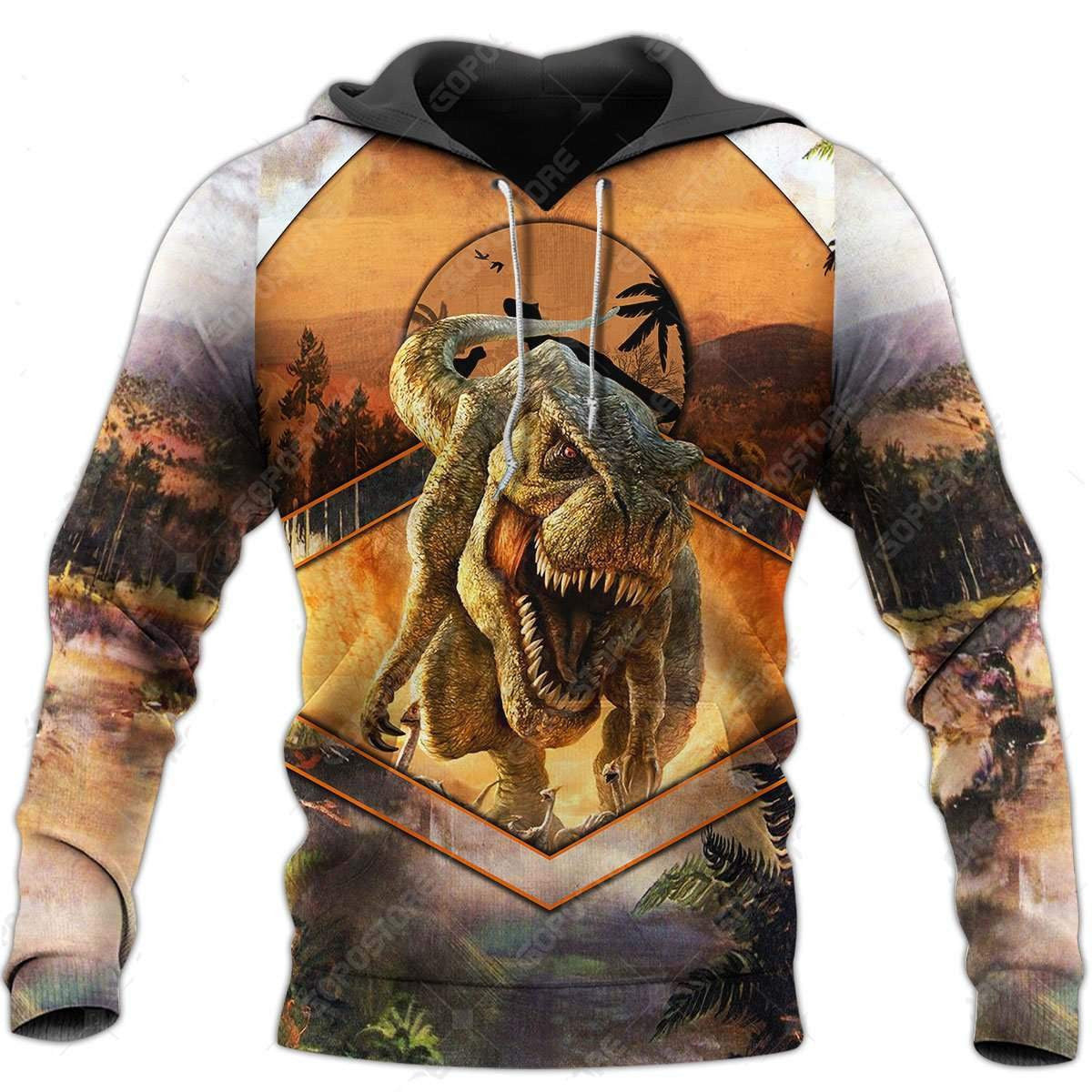 COOL DINOSAURS 3D ALL OVER PRINTED HOODIE MP910 - Amaze Style�?�-Apparel