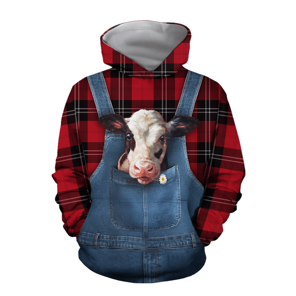 Baby Dairy Cow Hoodie T-Shirt Sweatshirt for Men and Women Pi130202 - Amaze Style�?�-Apparel