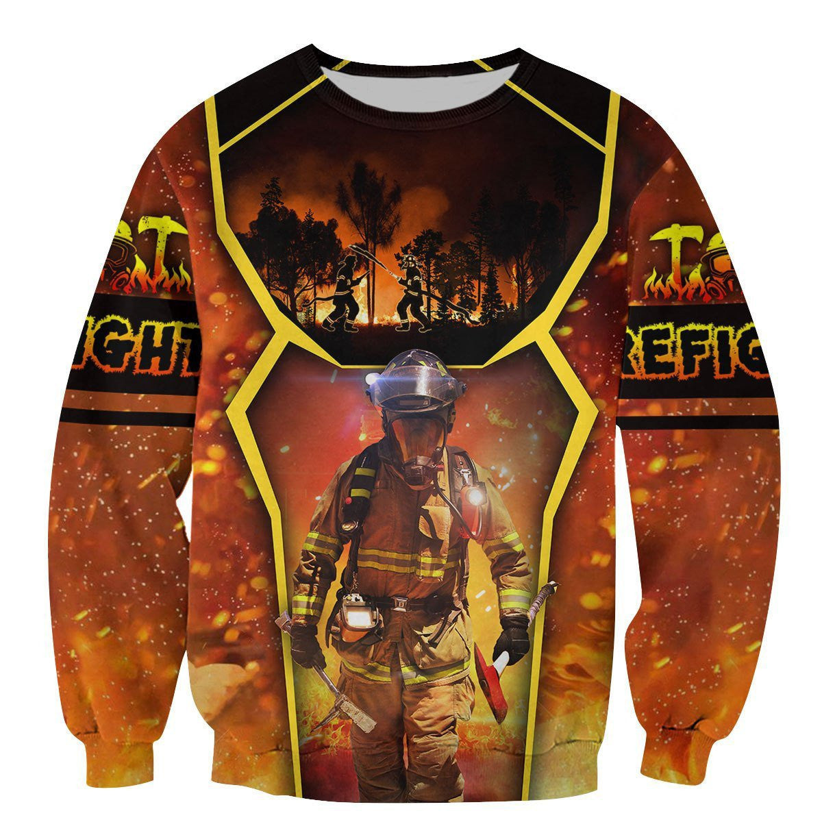 Brave Firefighter 3D All Over Printed Hoodie Shirt