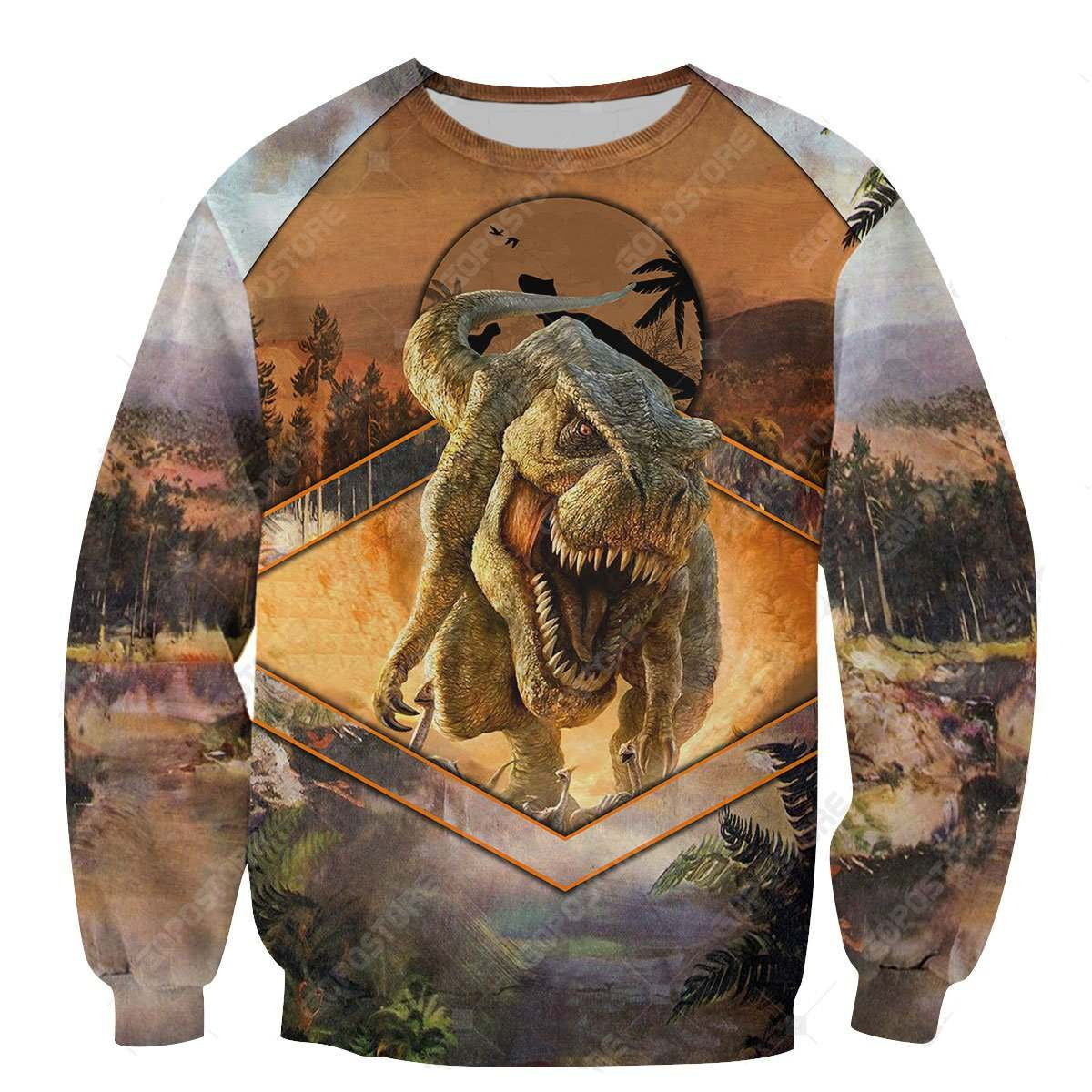 COOL DINOSAURS 3D ALL OVER PRINTED HOODIE MP910 - Amaze Style�?�-Apparel