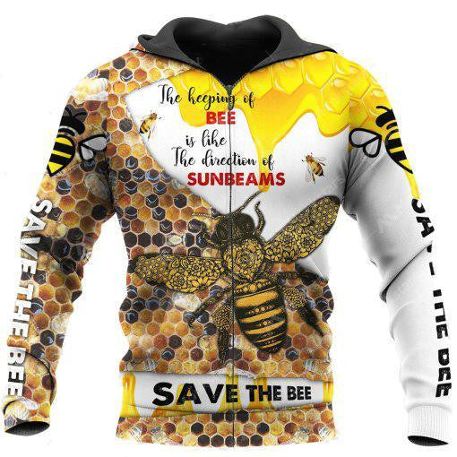 Save The Bee 3D All Over Printed Shirts For Men And Women Hoodie