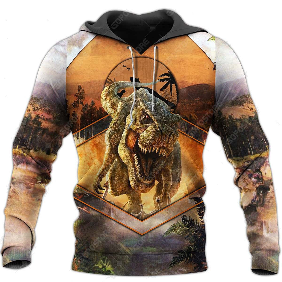 COOL DINOSAURS 3D ALL OVER PRINTED HOODIE MP910 - Amaze Style�?�-Apparel