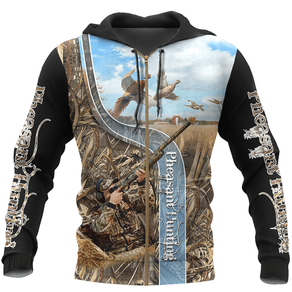 Pheasant Hunting 3D All Over Printed Shirt Hoodie