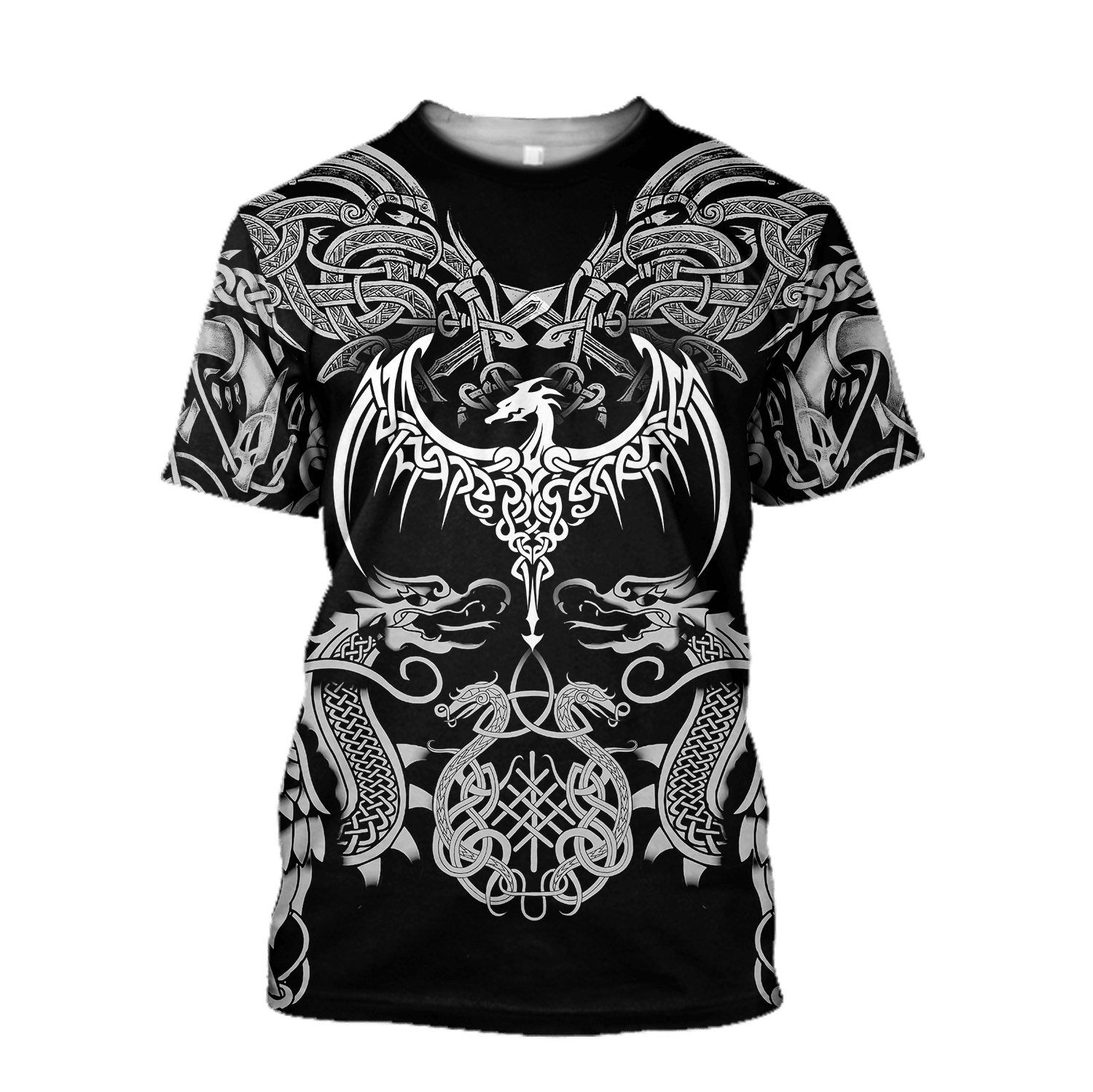 Celtic Dragon Tattoo Art 3D All Over Printed Shirts Hoodie