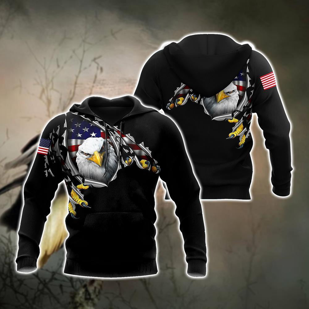 Eagle US Veteran 3D All Over Printed Hoodie Shirt For Men and Women VP15092004 - Amaze Style�?�-Apparel