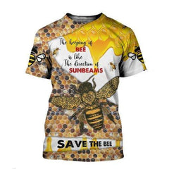 Save The Bee 3D All Over Printed Shirts For Men And Women Hoodie