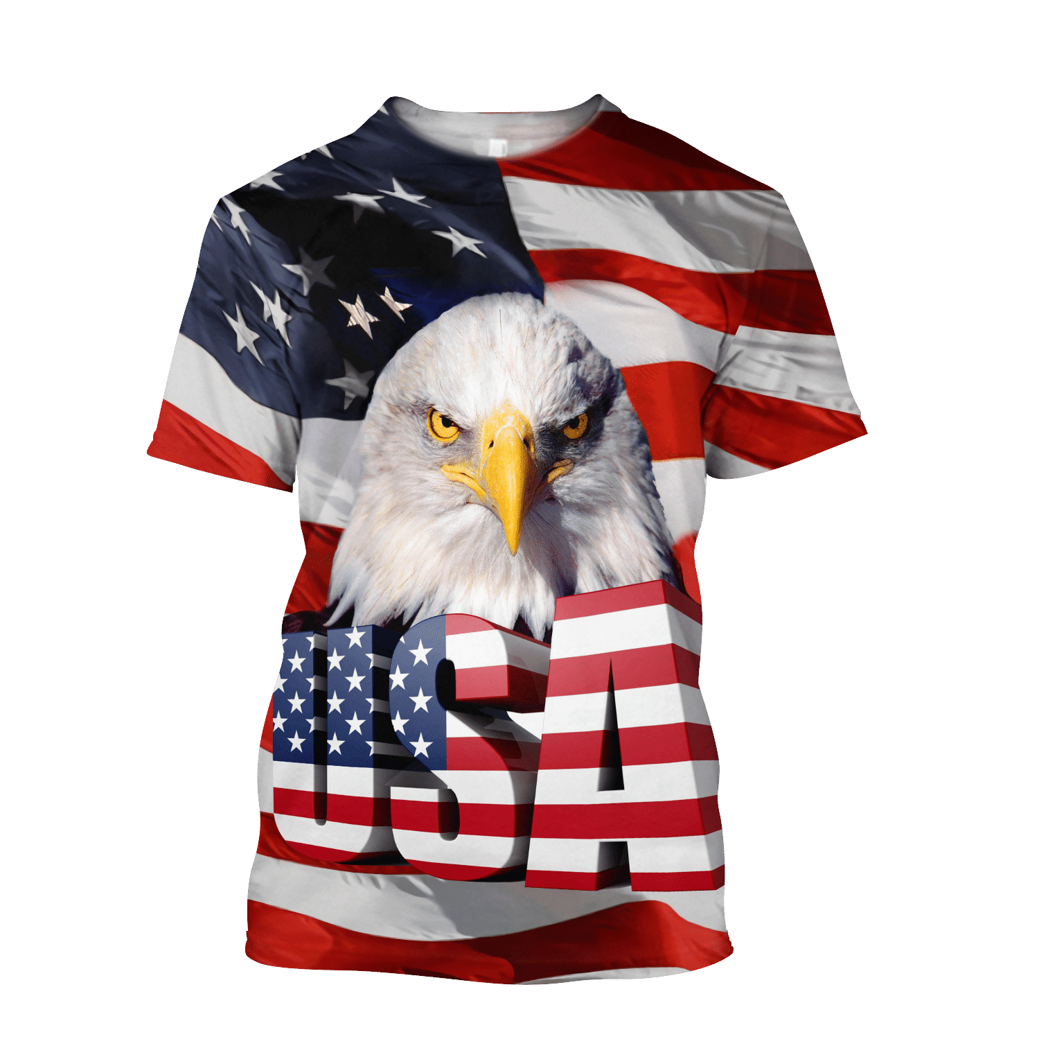 Independence Day American Eagle 3D All Over Printed Shirts Hoodie