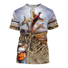 Pheasant Hunting 3D All Over Printed Shirts Hoodie