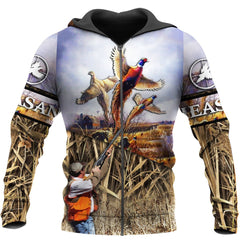 Pheasant Hunting 3D All Over Printed Shirts Hoodie