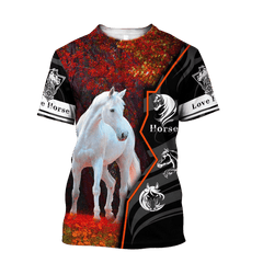 Beautiful Horse 3D All Over Printed Shirt For Men And Women Hoodie