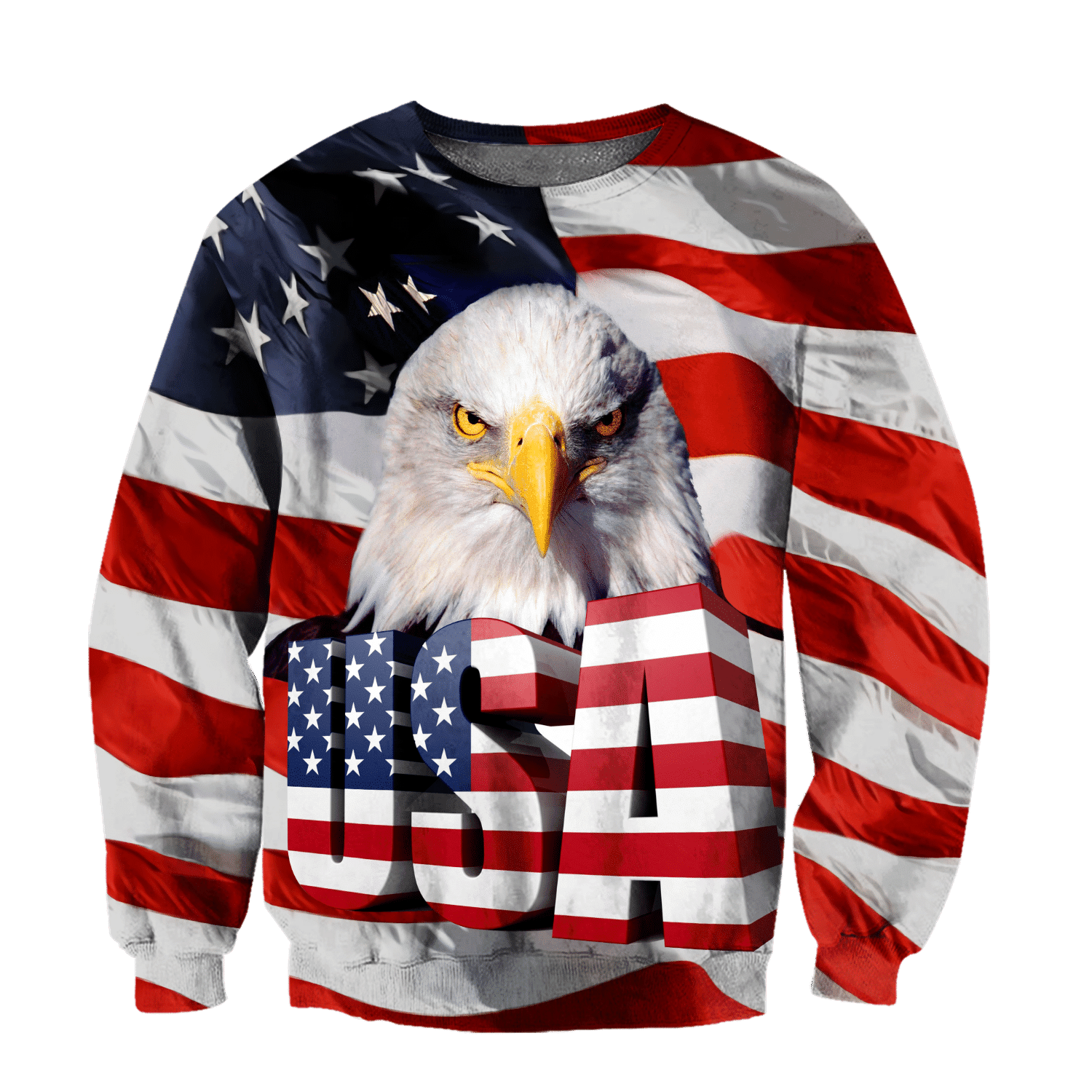 Independence Day American Eagle 3D All Over Printed Shirts Hoodie